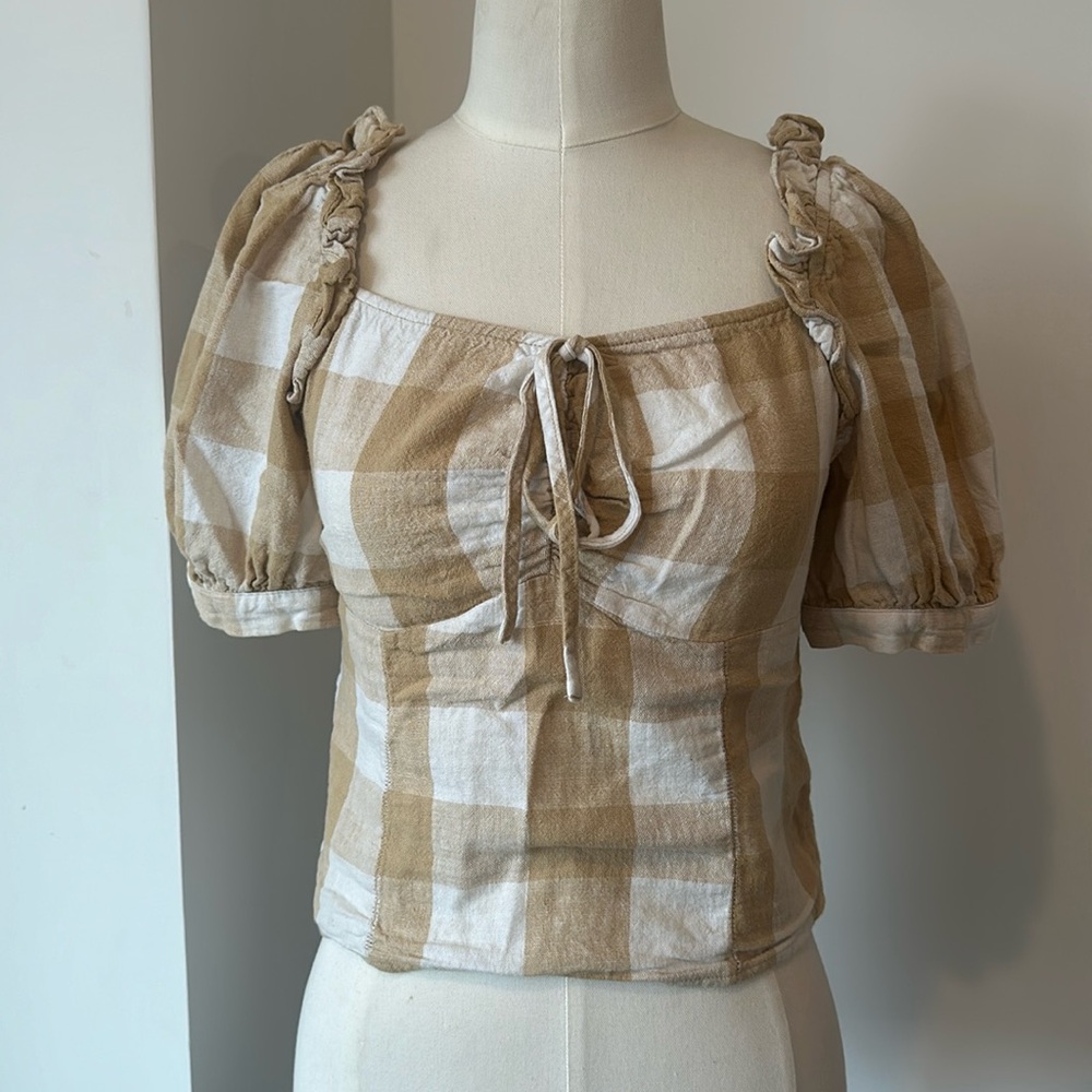 Who What Wear for Target Plaid Top - XS